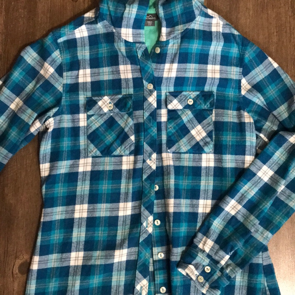 Eddie Bauer Hooded Flannel